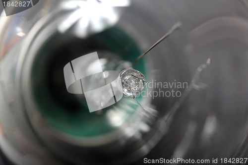 Image of plain light bulb close up