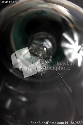 Image of plain light bulb close up