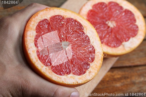 Image of fresh grapefruit