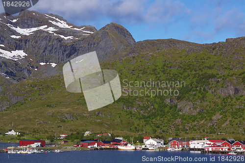 Image of Norwegian fishing village