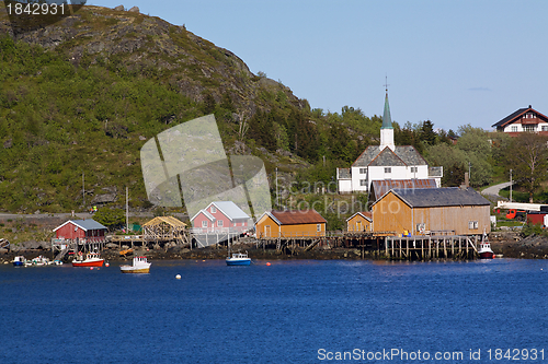 Image of Fishing port in Moskenes