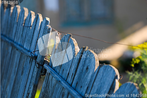 Image of Wood fence