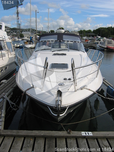 Image of Boat at a marina