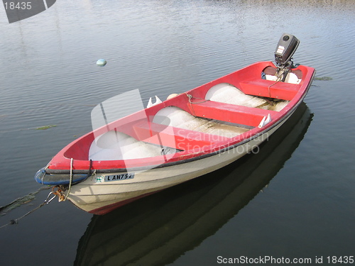 Image of Rowboat with a motor