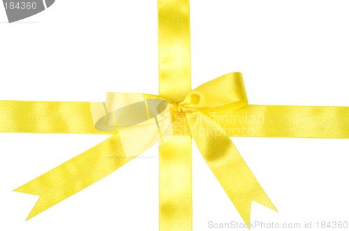 Image of yellow ribbon with bow