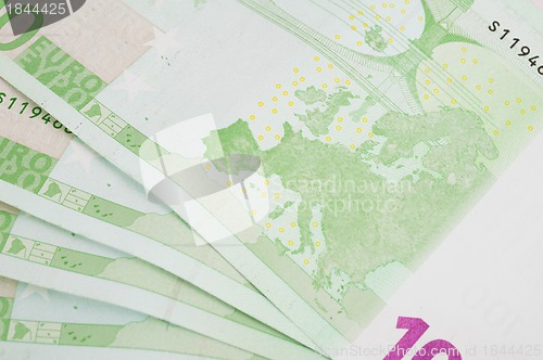 Image of euro banknotes