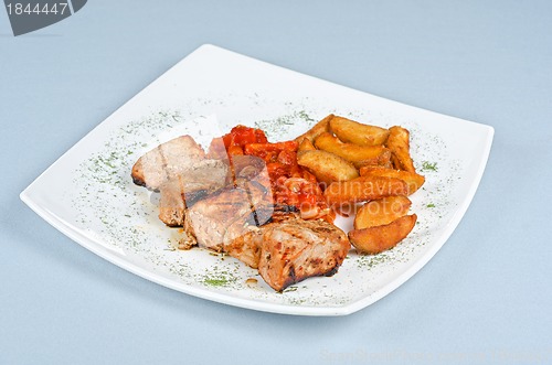 Image of Grilled kebab pork meat