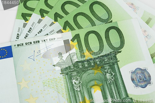 Image of euro banknotes