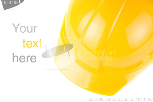 Image of Yellow build helmet