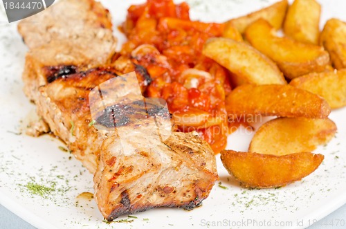 Image of Grilled kebab pork meat