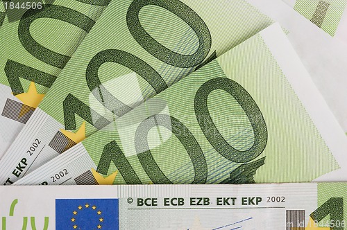 Image of euro banknotes