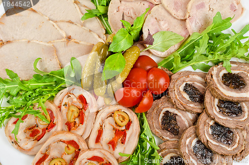 Image of meat tenderloin with prune