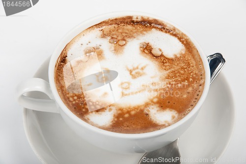 Image of latte closeup