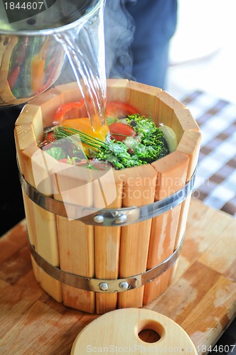 Image of preserving tomatoes