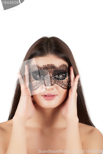 Image of girl at mask