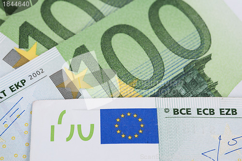 Image of euro banknotes