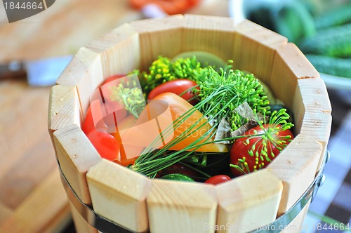 Image of preserving tomatoes