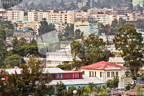 Image of Aerial view of Addis Ababa