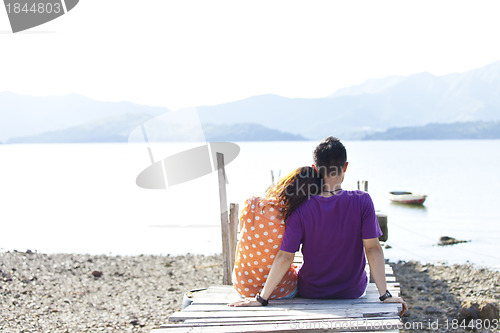 Image of Couple along the coast