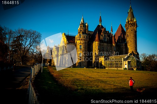 Image of Moszna  castle in  Poland