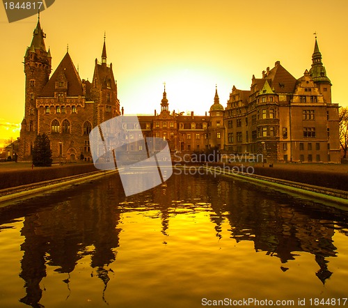 Image of Moszna  castle in  Poland