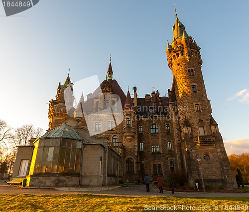 Image of Moszna  castle in  Poland