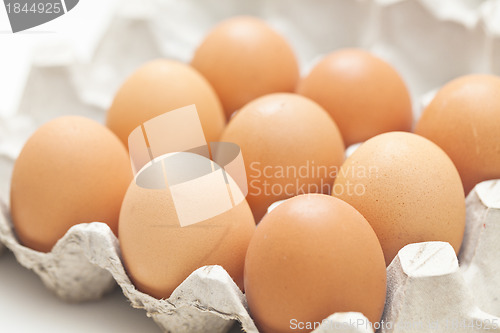 Image of Eggs in a box