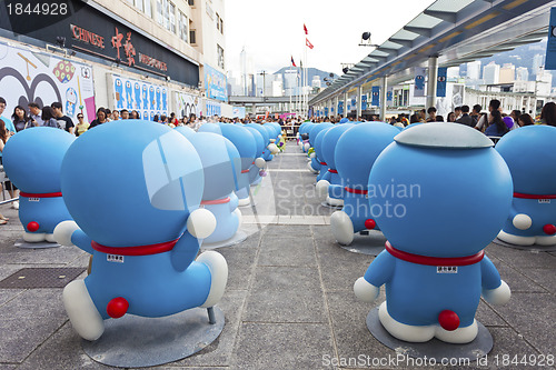 Image of Doreamon exhibition in Hong Kong