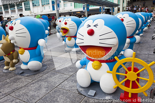 Image of Doreamon exhibition in Hong Kong