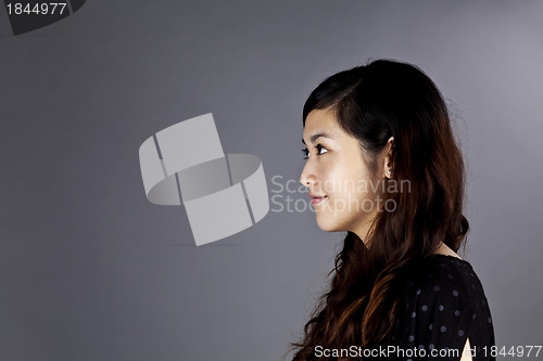 Image of Asian woman smile with beautiful face