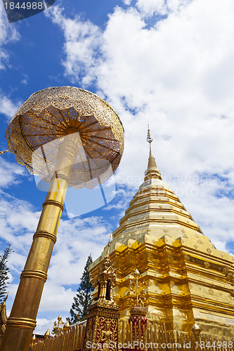 Image of Wat Phrathat Doi Suthep temple in Chiang Mai, Thailand.