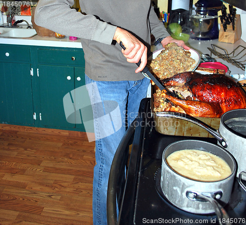 Image of Holiday turkey.