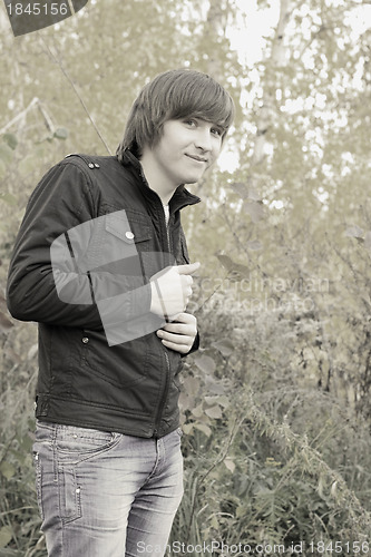 Image of Smiling young handsome man