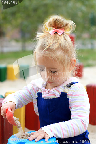 Image of Playing with sand