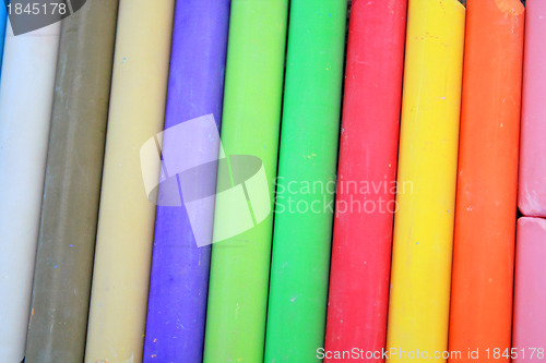 Image of Coloured chalks