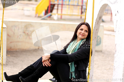 Image of Beautiful smiling woman