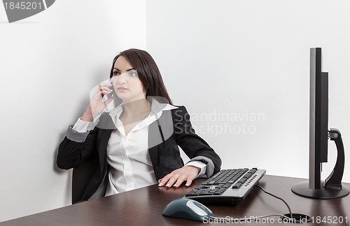 Image of Businesswoman on the Phone