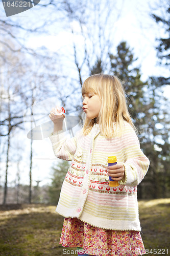 Image of Little girl outdoors