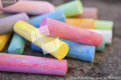 Image of Colorful crayons