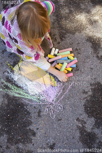 Image of Drawing with chalk