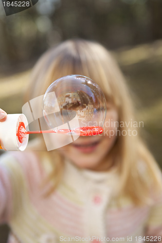 Image of Little girl outdoors