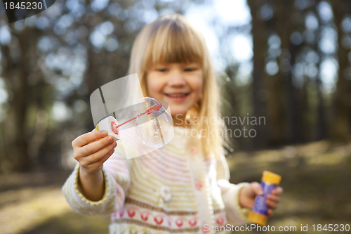 Image of Little girl outdoors