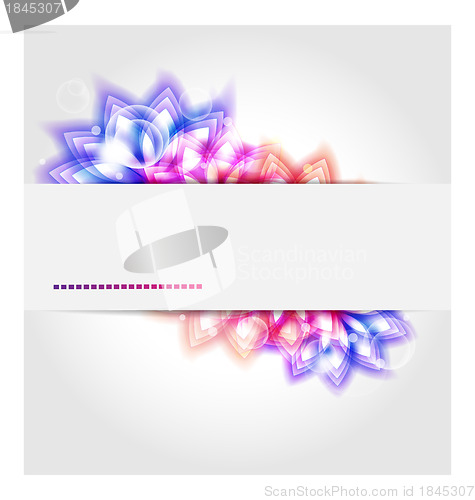 Image of Abstract background with purple elements 