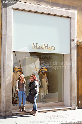 Image of MaxMara fashion store