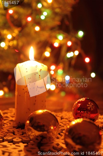 Image of christmas candle 