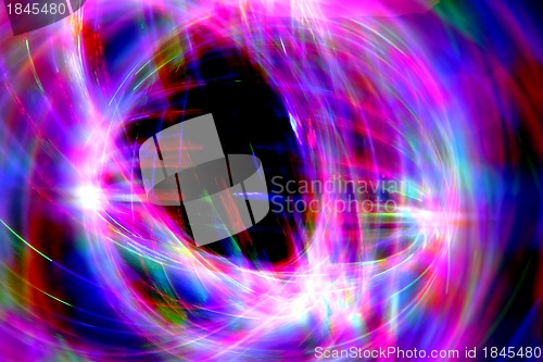 Image of christmas lights in the motion