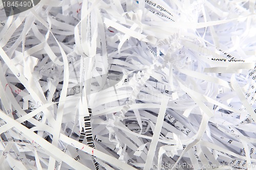 Image of shredded paper background