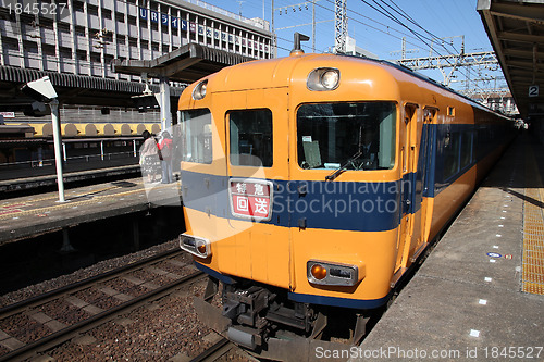 Image of Nara station train