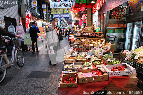 Image of Osaka food market