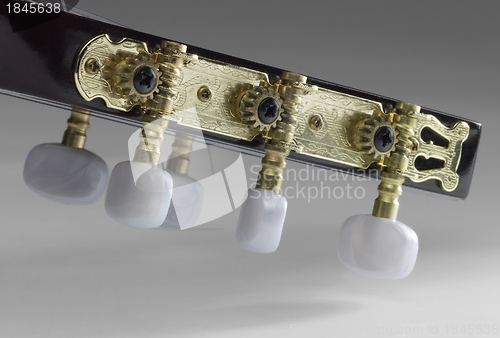 Image of acoustic guitar headstock